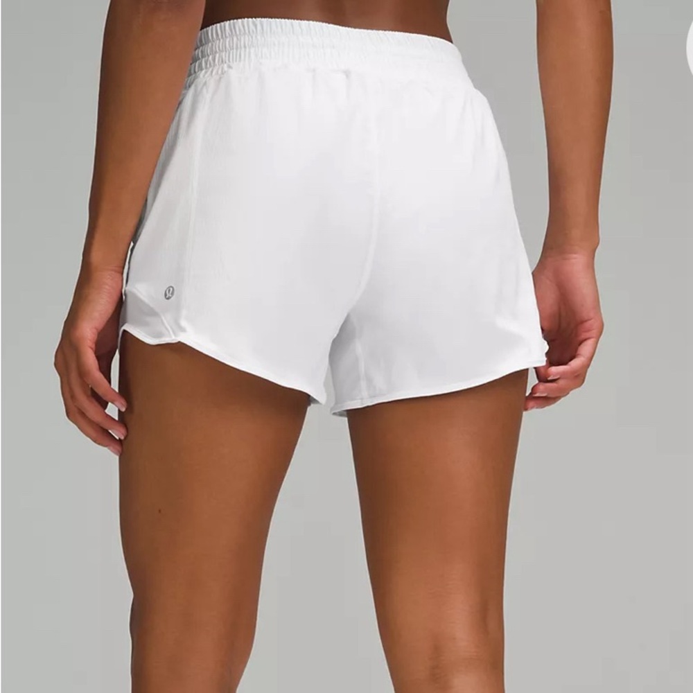 Lululemon, size 8, length 4”, hotty hot shorts, used